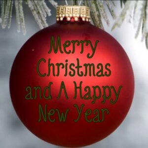 Merry Christmas and a Happy New Year