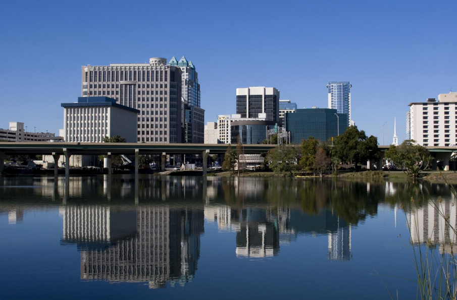 A perfect view of the city during the day